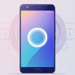 An Android smartphone showing a spinning loading icon on its screen, symbolizing being stuck in a boot loop.